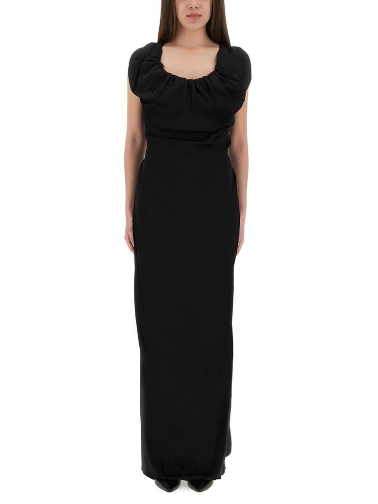 black viscose dresses by Selfnex