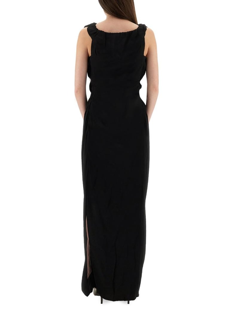 black viscose dresses by Selfnex
