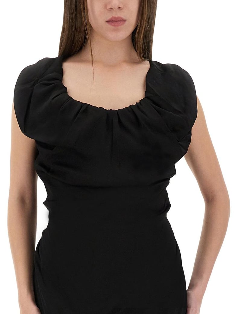 black viscose dresses by Selfnex