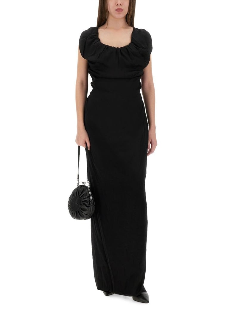 black viscose dresses by Selfnex