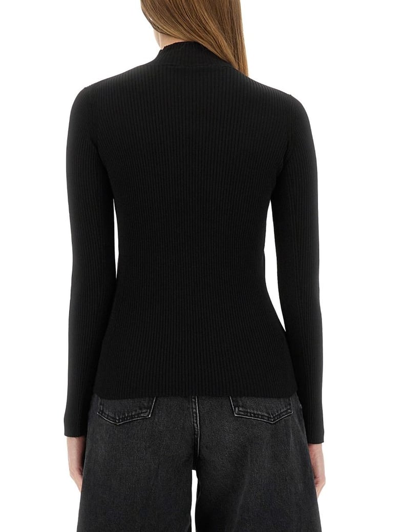 black viscose polyester tops by Selfnex