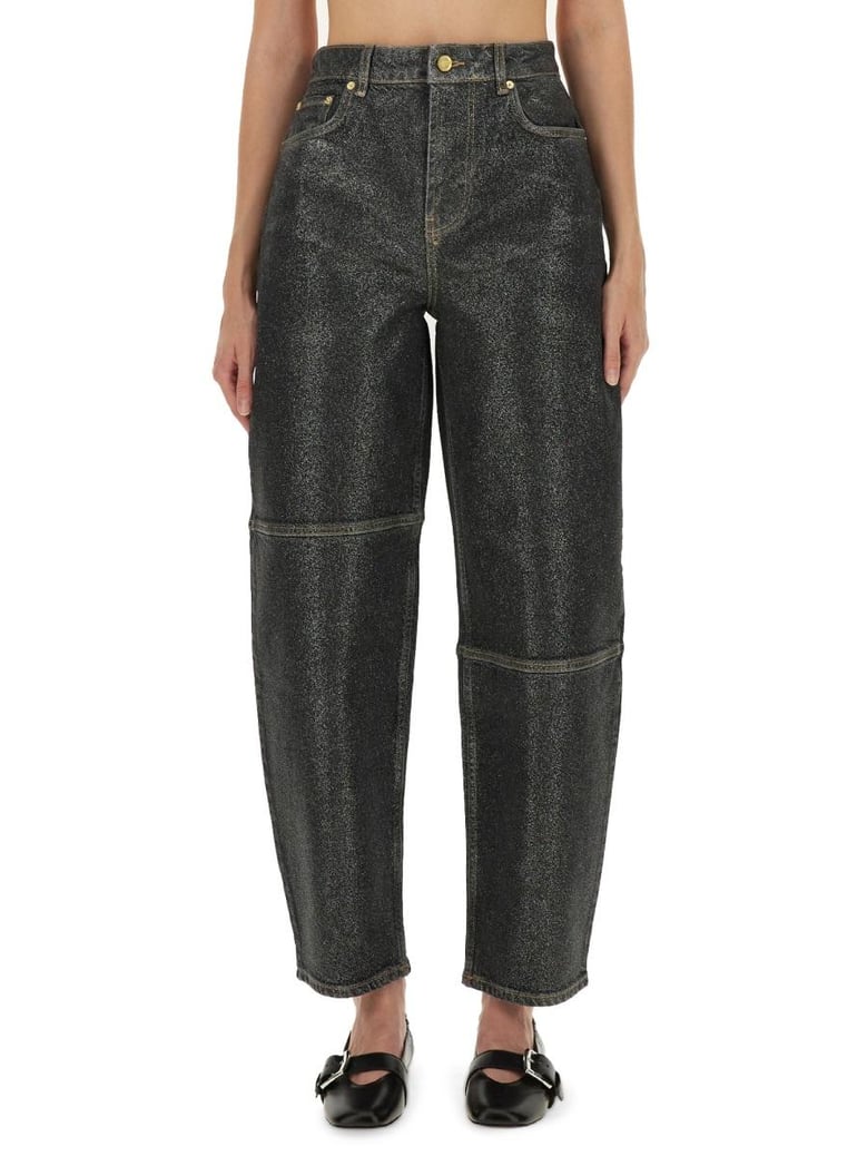 black organic cotton jeans by Selfnex