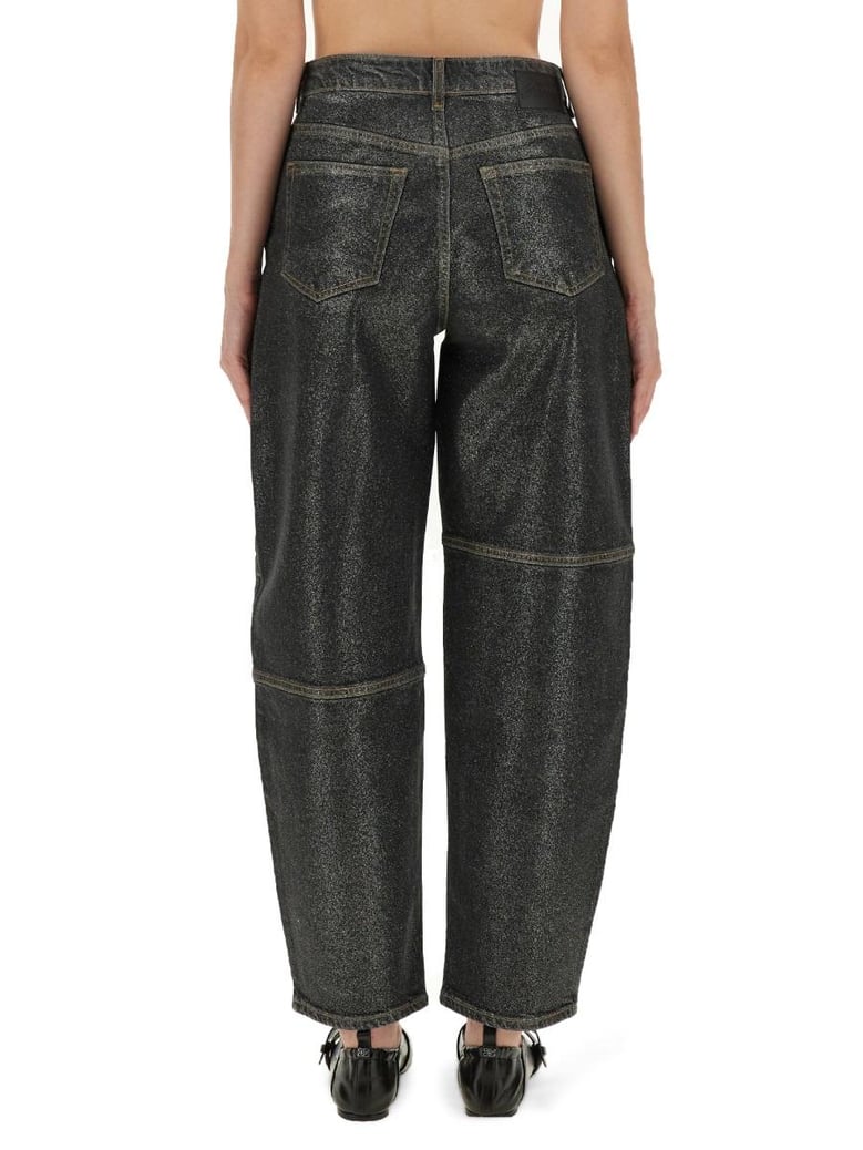 black organic cotton jeans by Selfnex