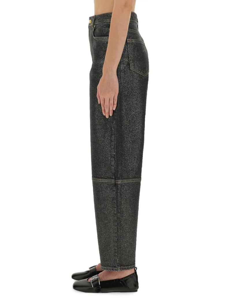 black organic cotton jeans by Selfnex