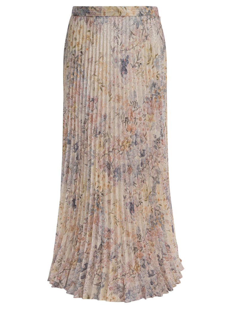 journey w s plisse skirt ora all-over sequins over printed by Selfnex