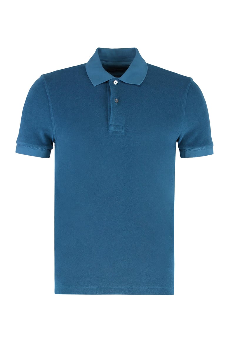 towelling polo shirt by Selfnex