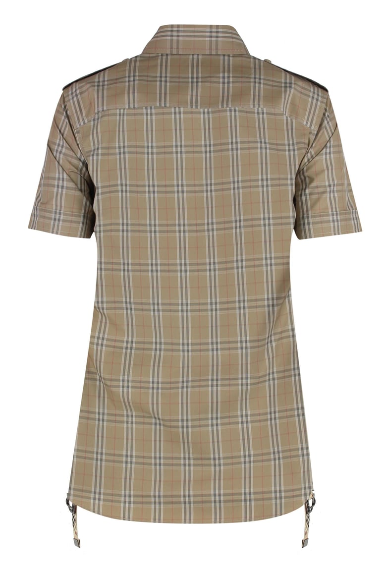 checked cotton shirt by Selfnex