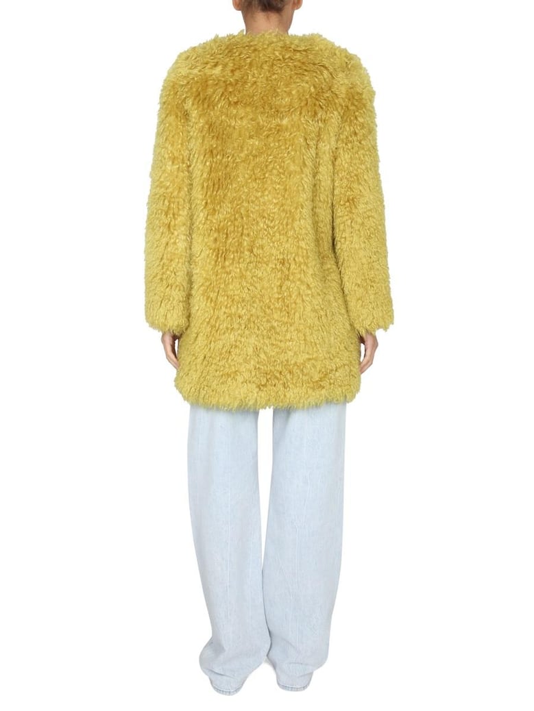 faux fur coat by Selfnex