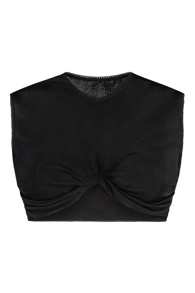technical fabric crop top by Selfnex