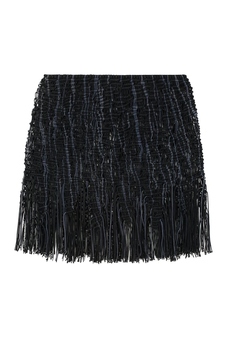 element knitted mini skirt by Selfnex