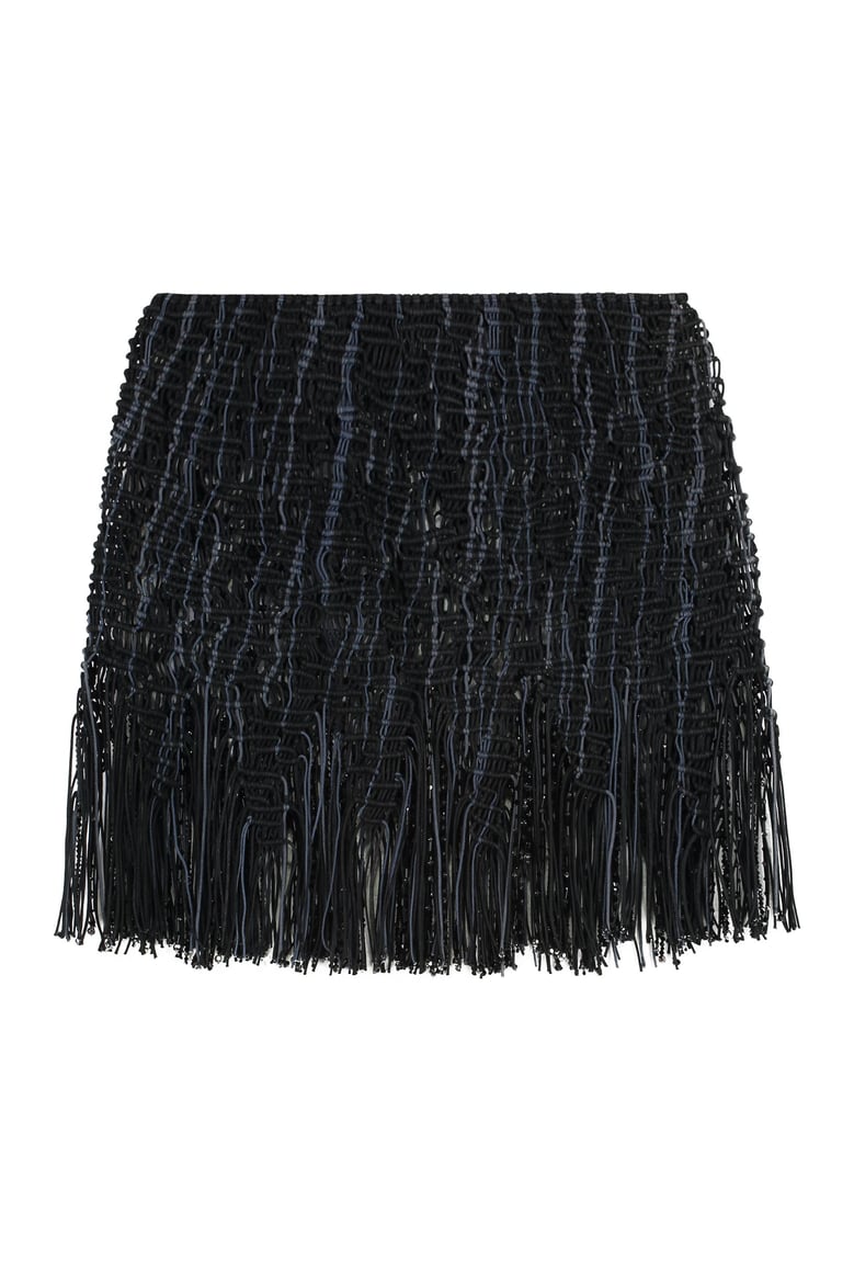 element knitted mini skirt by Selfnex