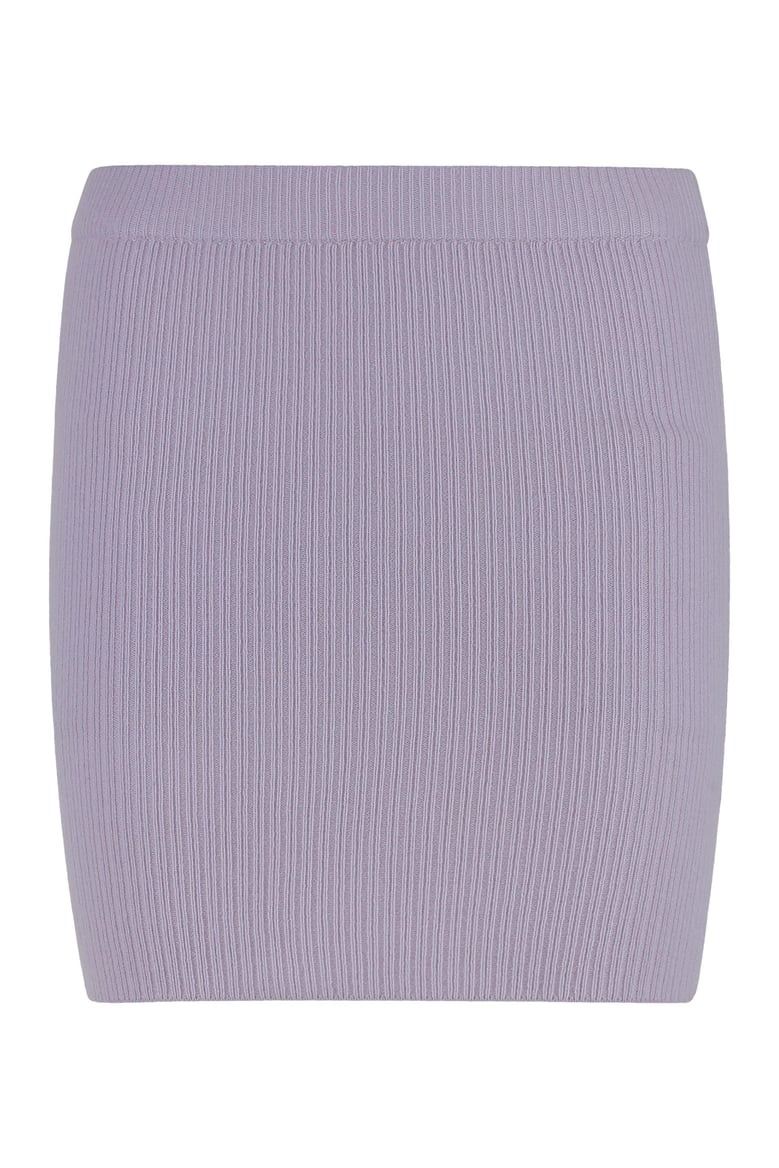 knitted mini skirt by Selfnex