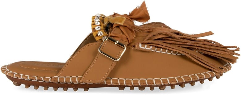 puli leather mules by Selfnex