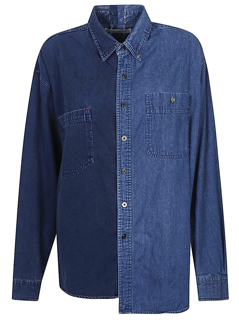 denim cotton shirt by Selfnex