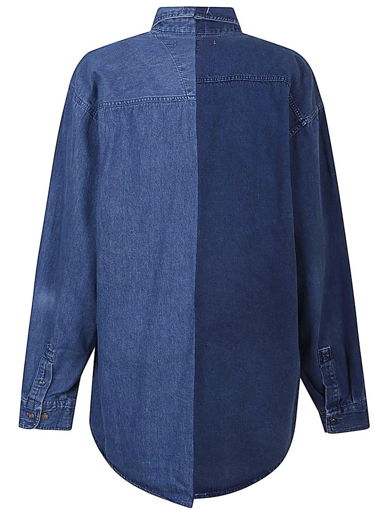 denim cotton shirt by Selfnex
