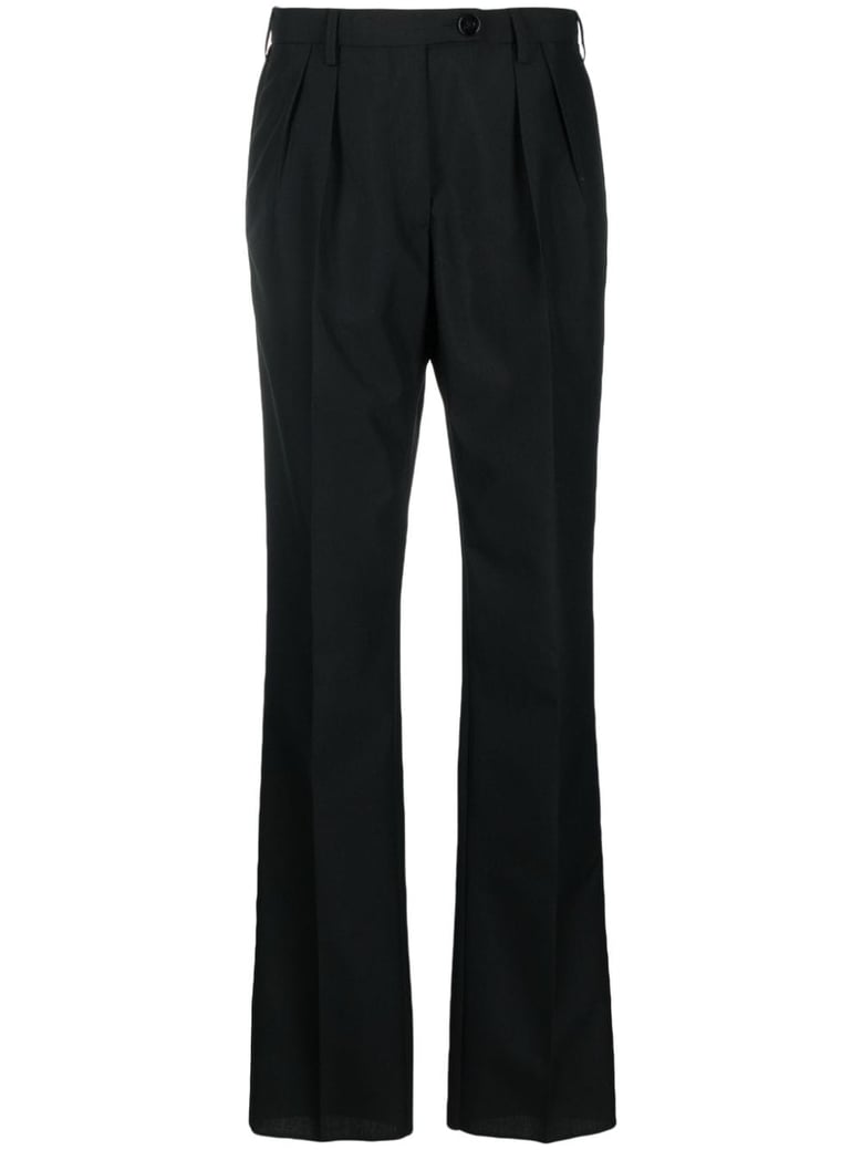 wool blend trousers by Selfnex