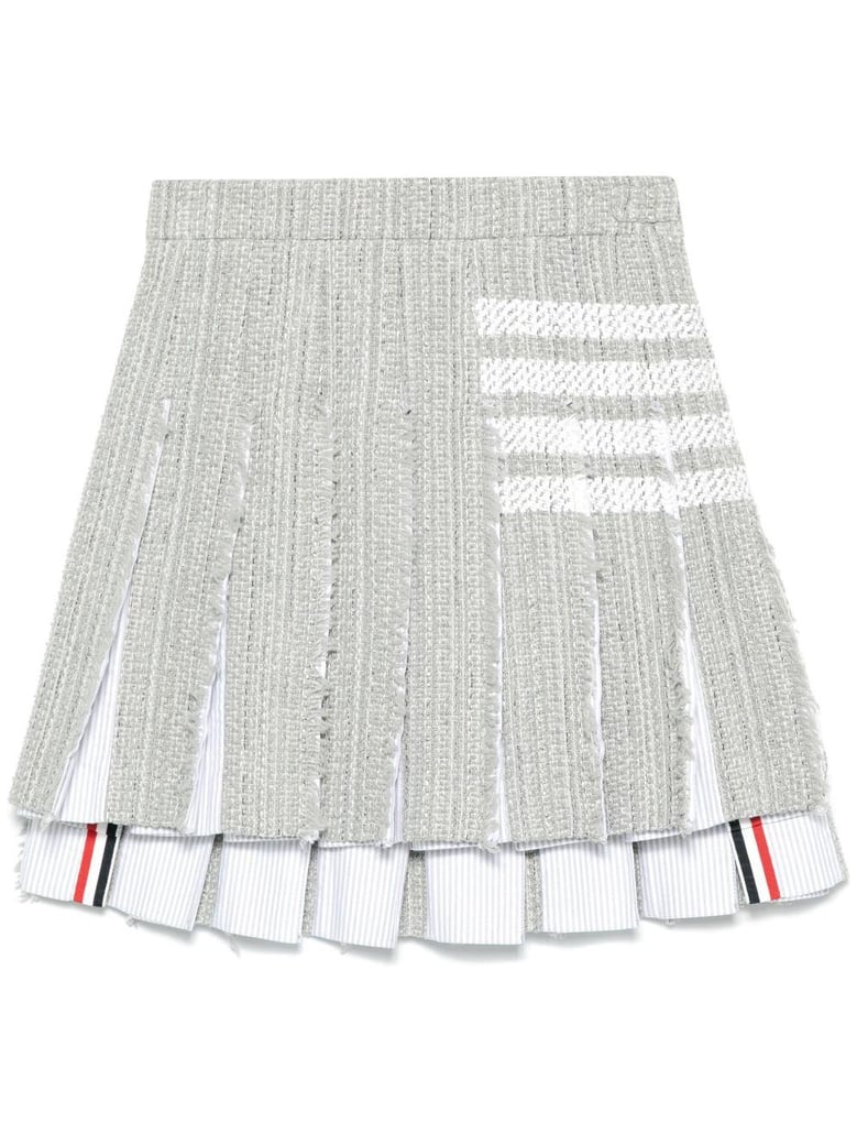 4bar cotton blend skirt by Selfnex