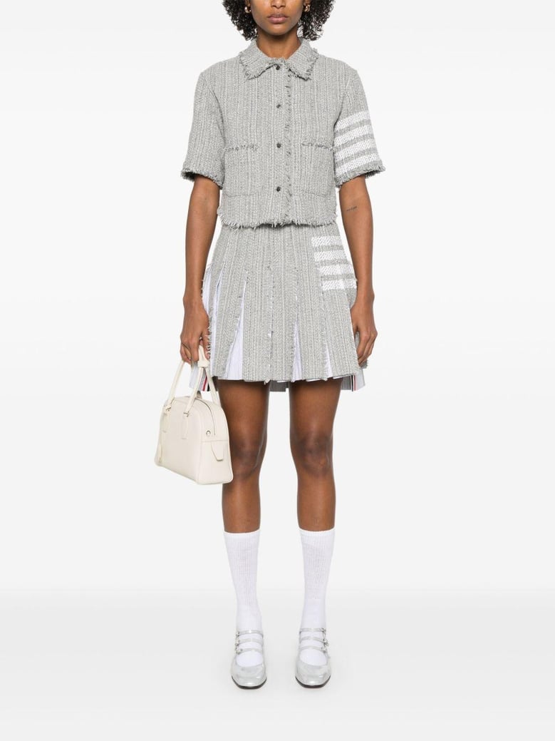 4bar cotton blend skirt by Selfnex