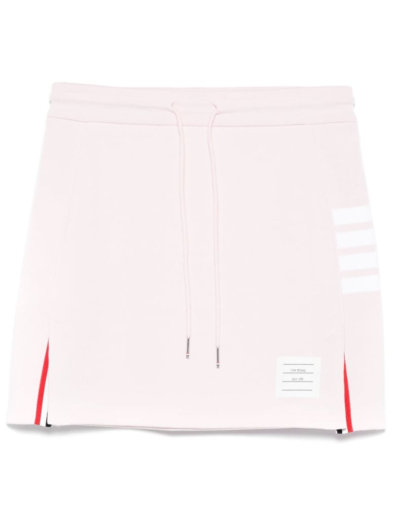 4bar cotton mini skirt by Selfnex
