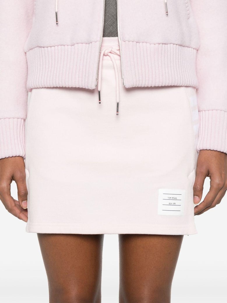 4bar cotton mini skirt by Selfnex