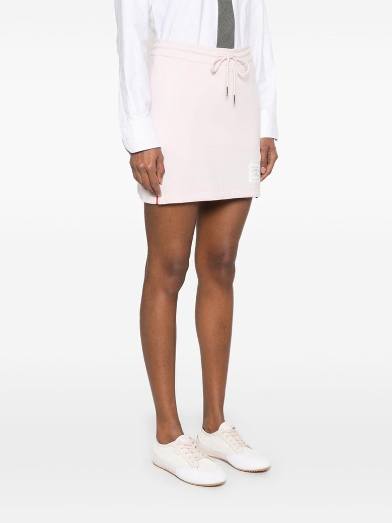 4bar cotton mini skirt by Selfnex
