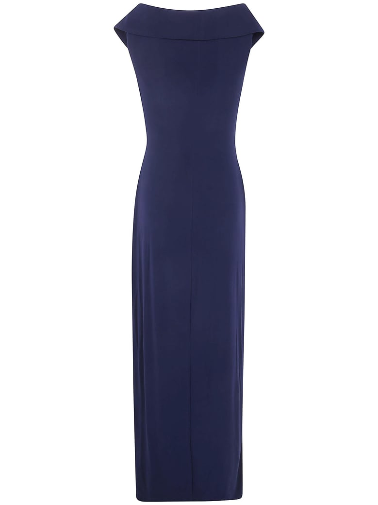leonidas sleeveless gown dress by Selfnex