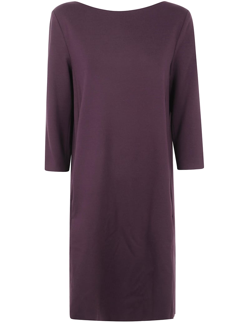 katia boat neck dress by Selfnex