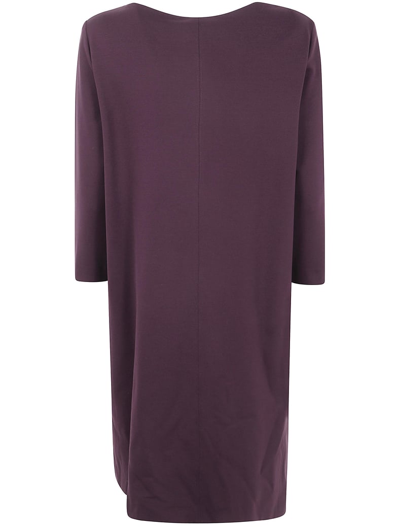 katia boat neck dress by Selfnex