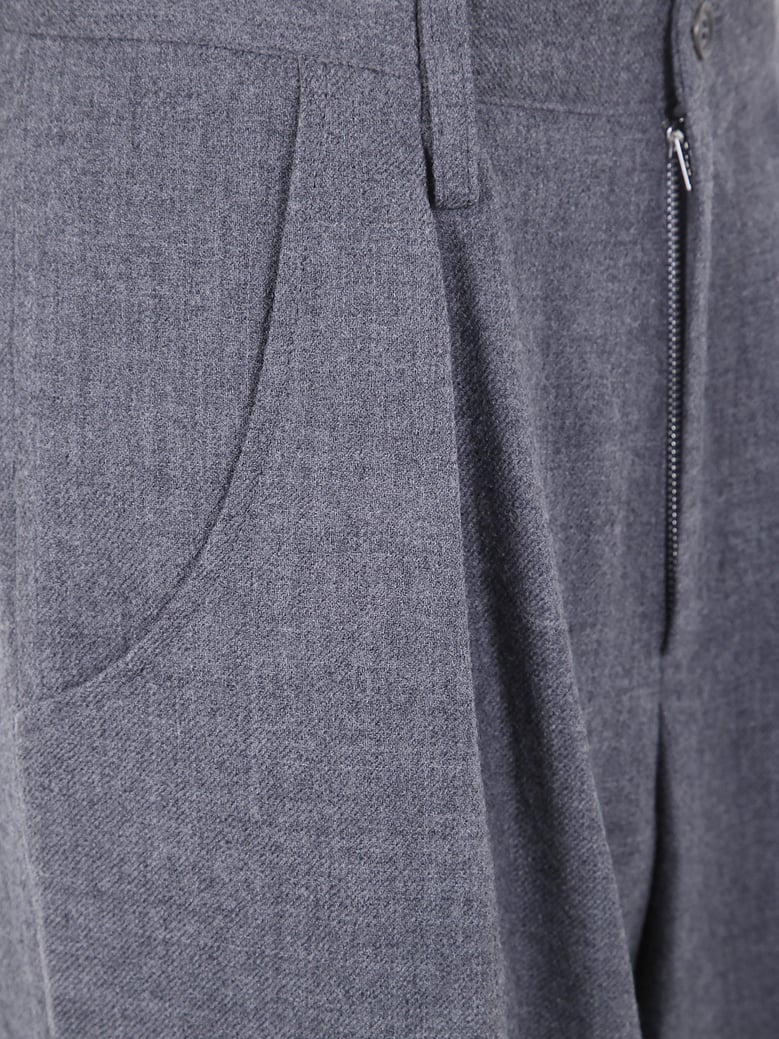 u-1 tuck wide pants by Selfnex