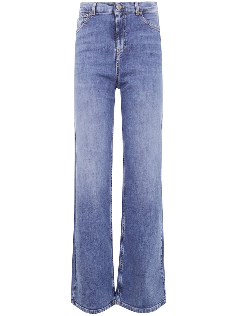 wid leg fit denim by Selfnex