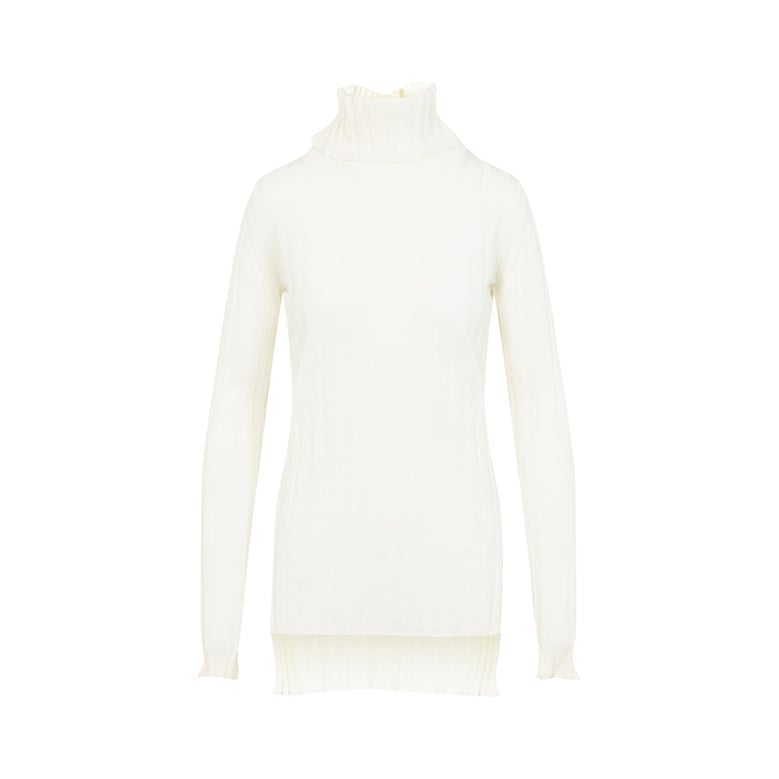 turtle neck underpinning pullover by Selfnex