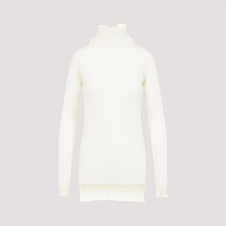 turtle neck underpinning pullover by Selfnex