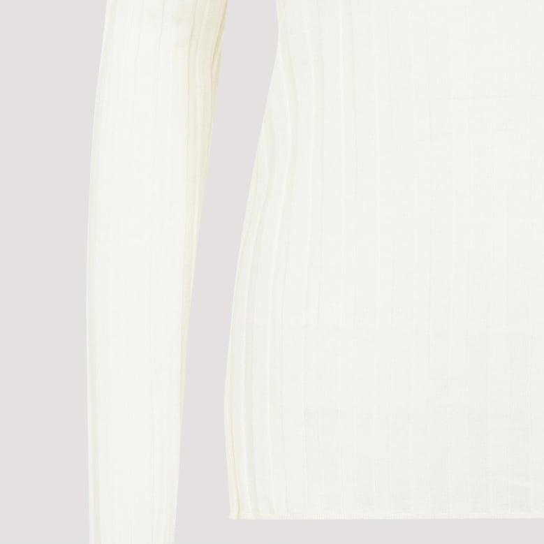 turtle neck underpinning pullover by Selfnex