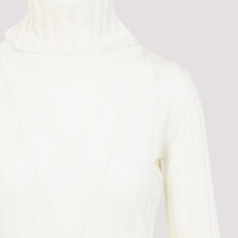 turtle neck underpinning pullover by Selfnex
