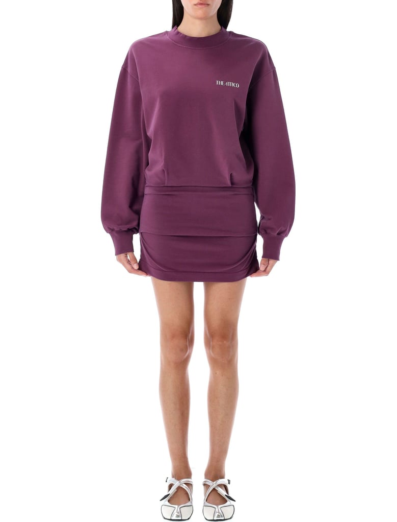 light american fleece mini dress by Selfnex