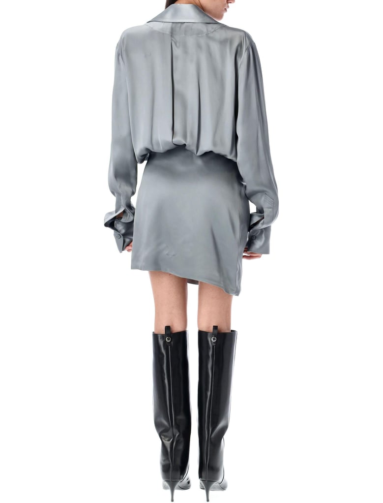 satin mini dress by Selfnex