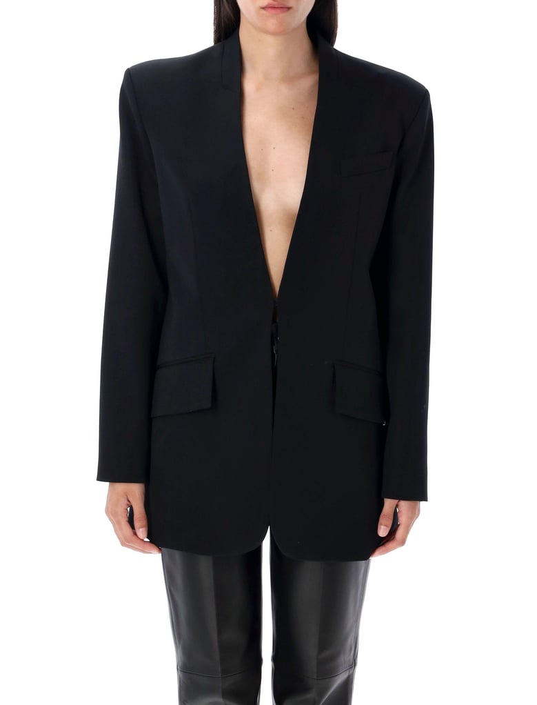 wool gabardine jacket by Selfnex