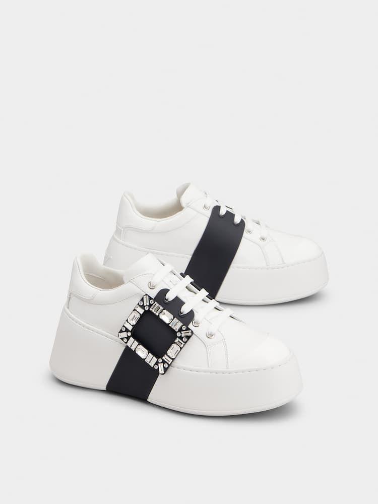 viv skate sneaker high sole white by Selfnex
