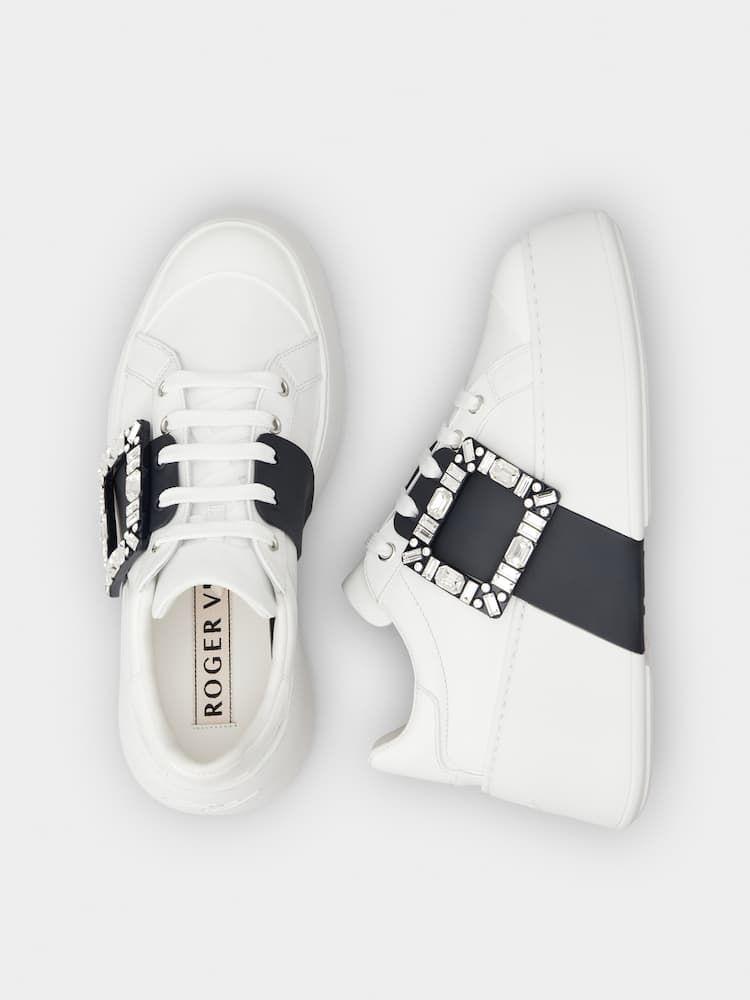 viv skate sneaker high sole white by Selfnex