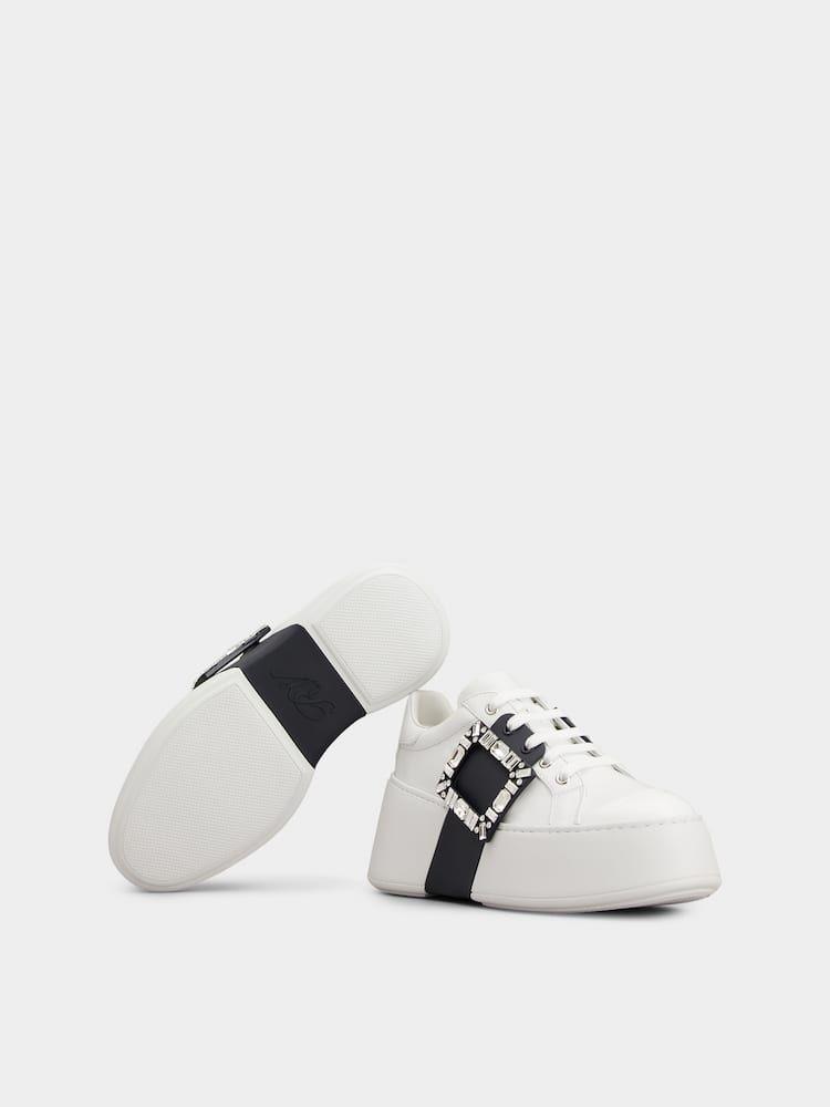 viv skate sneaker high sole white by Selfnex