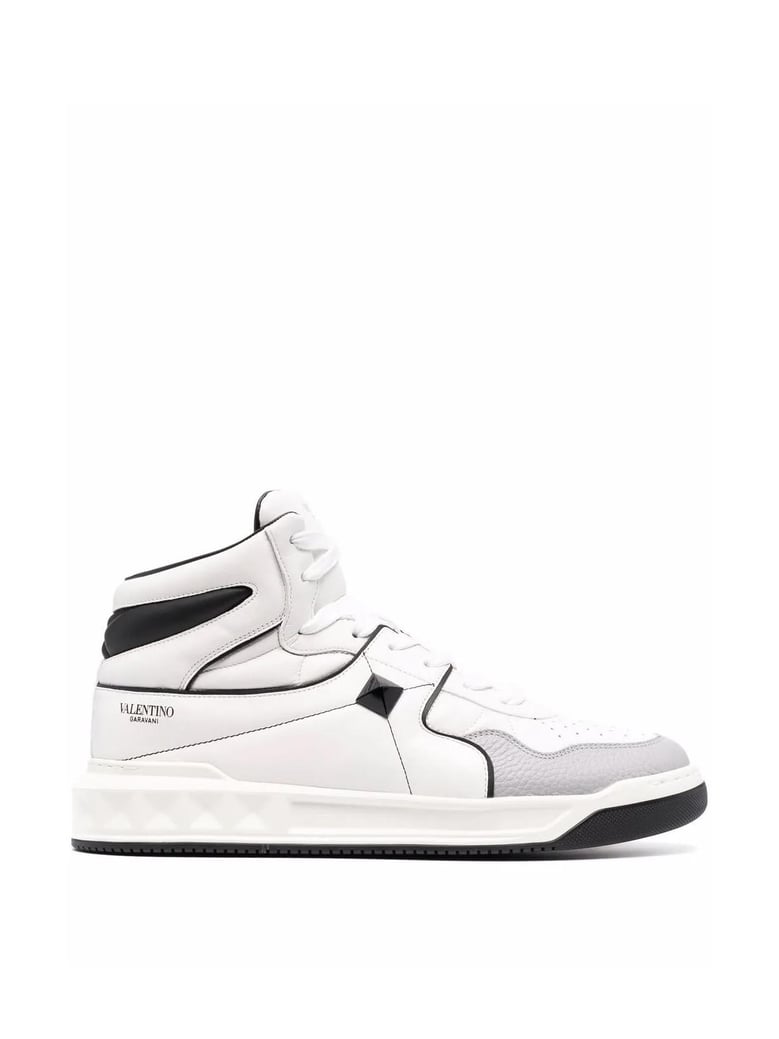 one stud mid-top sneakers by Selfnex
