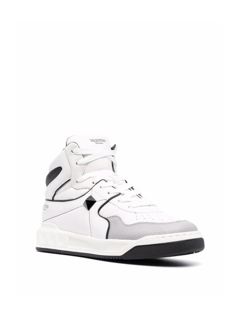 one stud mid-top sneakers by Selfnex