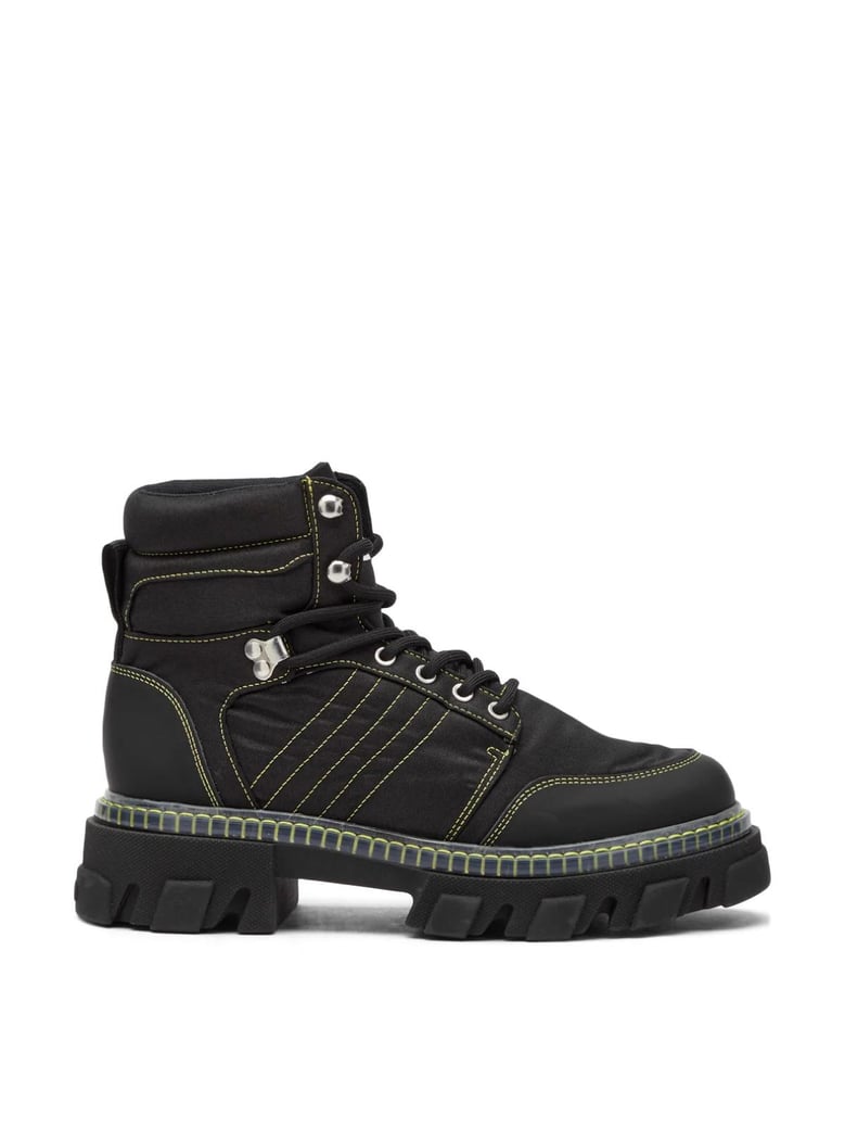 cleated lace up hiking boots by Selfnex