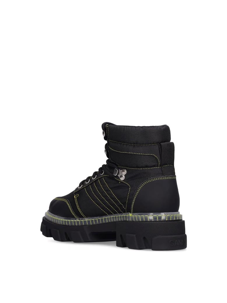 cleated lace up hiking boots by Selfnex