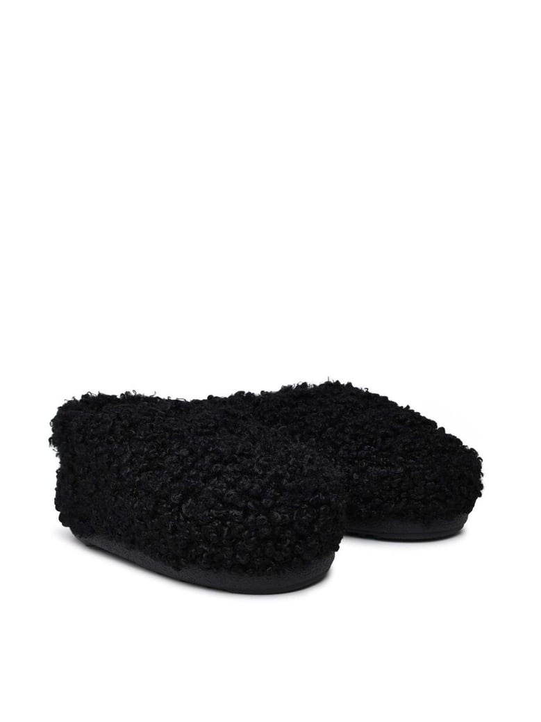 faux curly logo band sandals by Selfnex