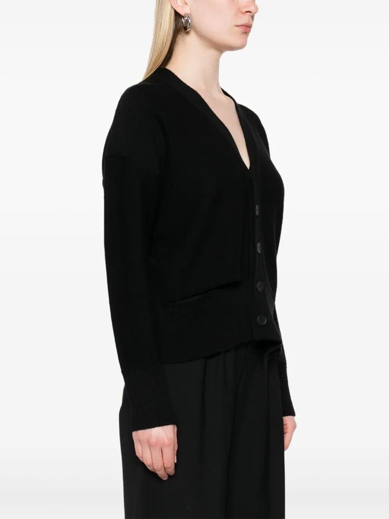 black virgin wool sweaters by Selfnex