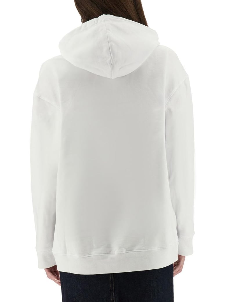 sweatshirt with teddy print by Selfnex