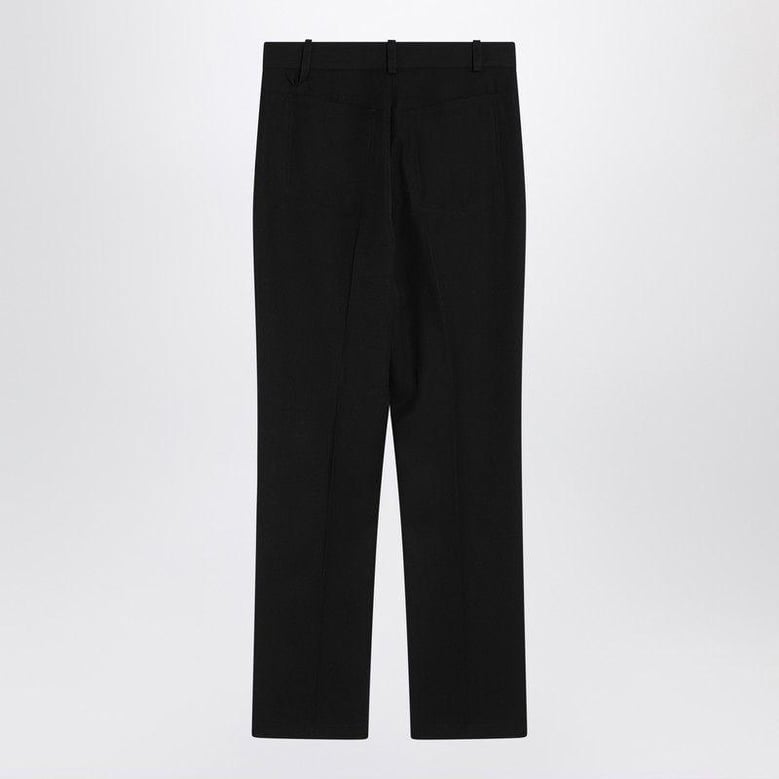 black trousers in cotton blend by Selfnex