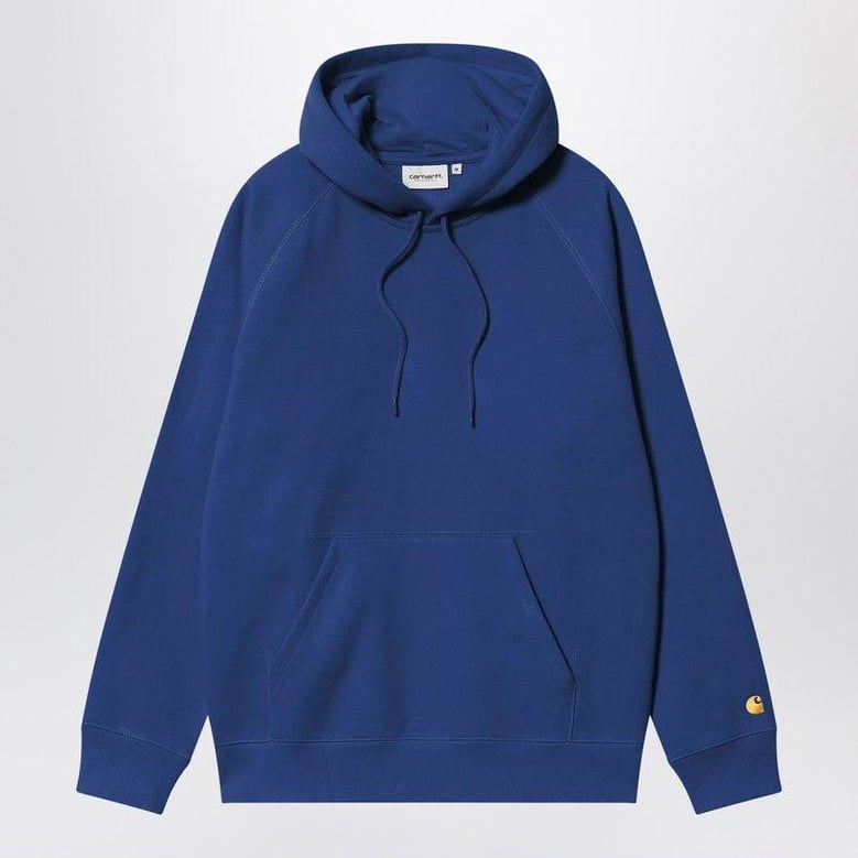 wolfsbane/gold hooded chase sweatshirt by Selfnex