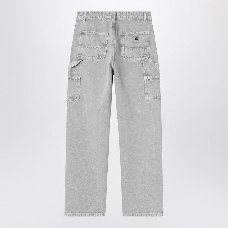pierce pant straight black chalk wash by Selfnex